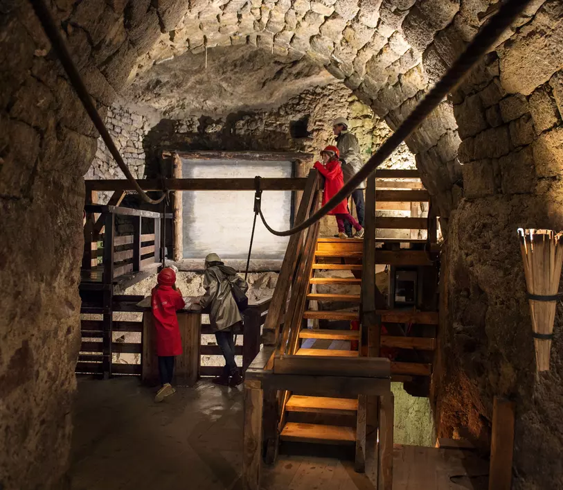 Besucher im Silberbergwerk in Schwaz © Tirol Werbung / Frank Bauer