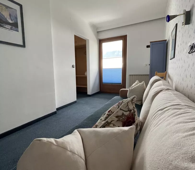 Wohnbereich mit Schlafcouch Appartement Michael - Landhaus Kumbichl